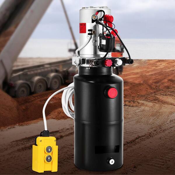 thumbnail image 2 of Orion Motor Tech 8 Quart Hydraulic Pump – 12V DC, Double Acting, 3200 Psi, Dump Trailer 2 of 2