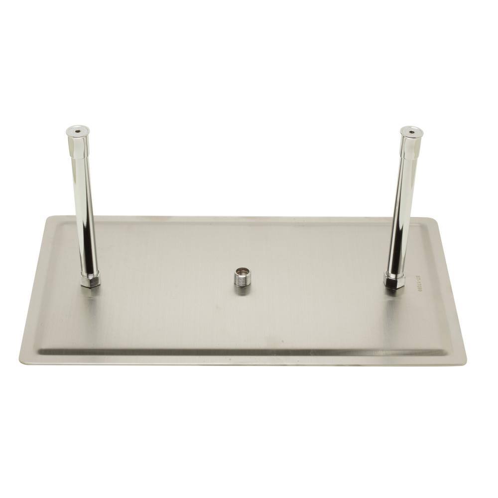 Ultra Thin Brushed Stainless Steel Ceiling Mounted Rain Shower Head