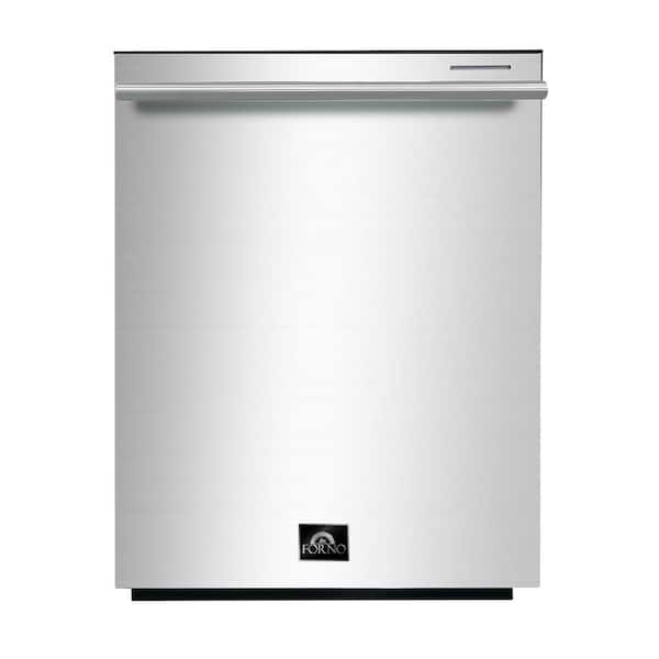 Forno 24 in. in Stainless Steel Pro-Style Built-In Dishwasher with Tall Tub