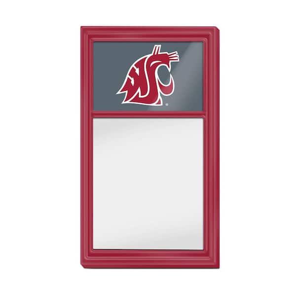 The Fan-Brand 31.0 in. x 17.5 in. Washington State Cougars Plastic Dry Erase Note Board