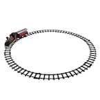 8-Piece Battery Operated Red and Green Animated Classic Train Set with Sound