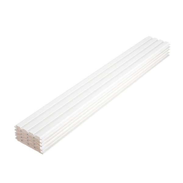 ARAUCO - 1 in. x 5-1/4 in. x 8 ft. Slot Wall Shiplap Softwood Board