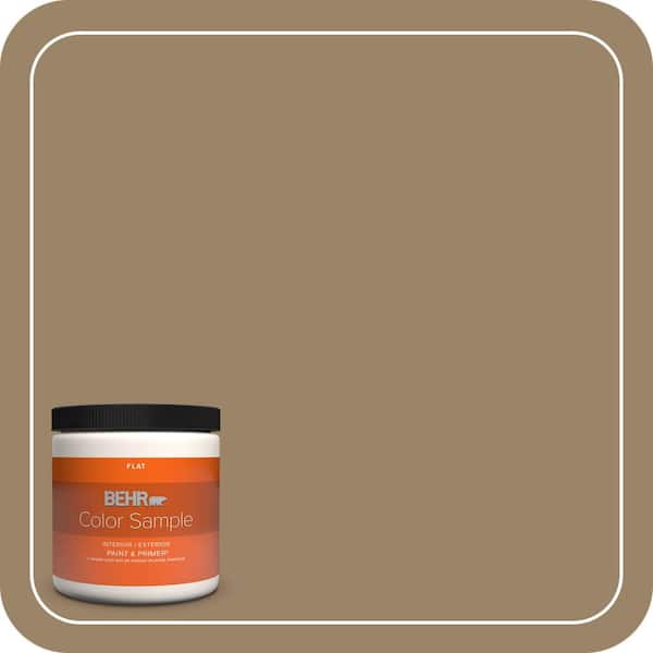 BEHR PREMIUM PLUS 8 oz. #PPU7-04 Collectible Flat Interior/Exterior Paint & Primer Color Sample