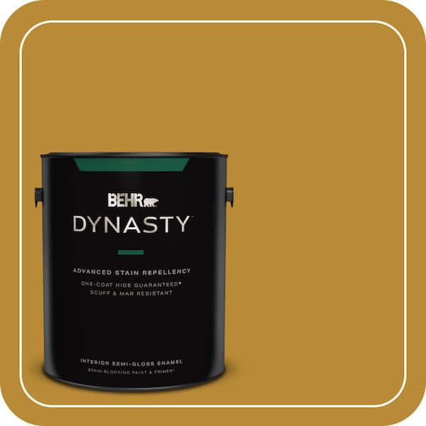 BEHR DYNASTY 1 gal. #S-H-340 Treasures Semi-Gloss Enamel Interior Stain-Blocking Paint & Primer