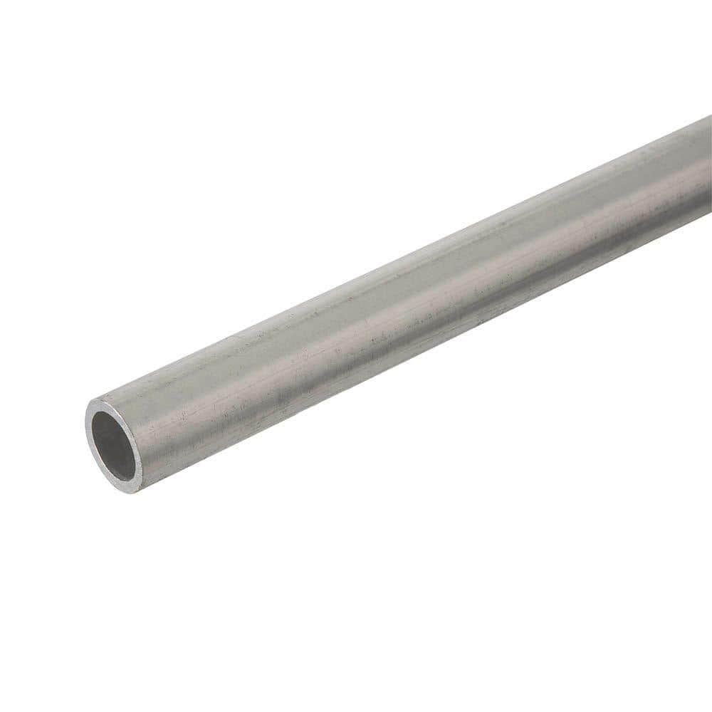 Everbilt 36 in. x 1/2 in. x 1/16 in. Aluminum Round Tube 801247 - The Home  Depot