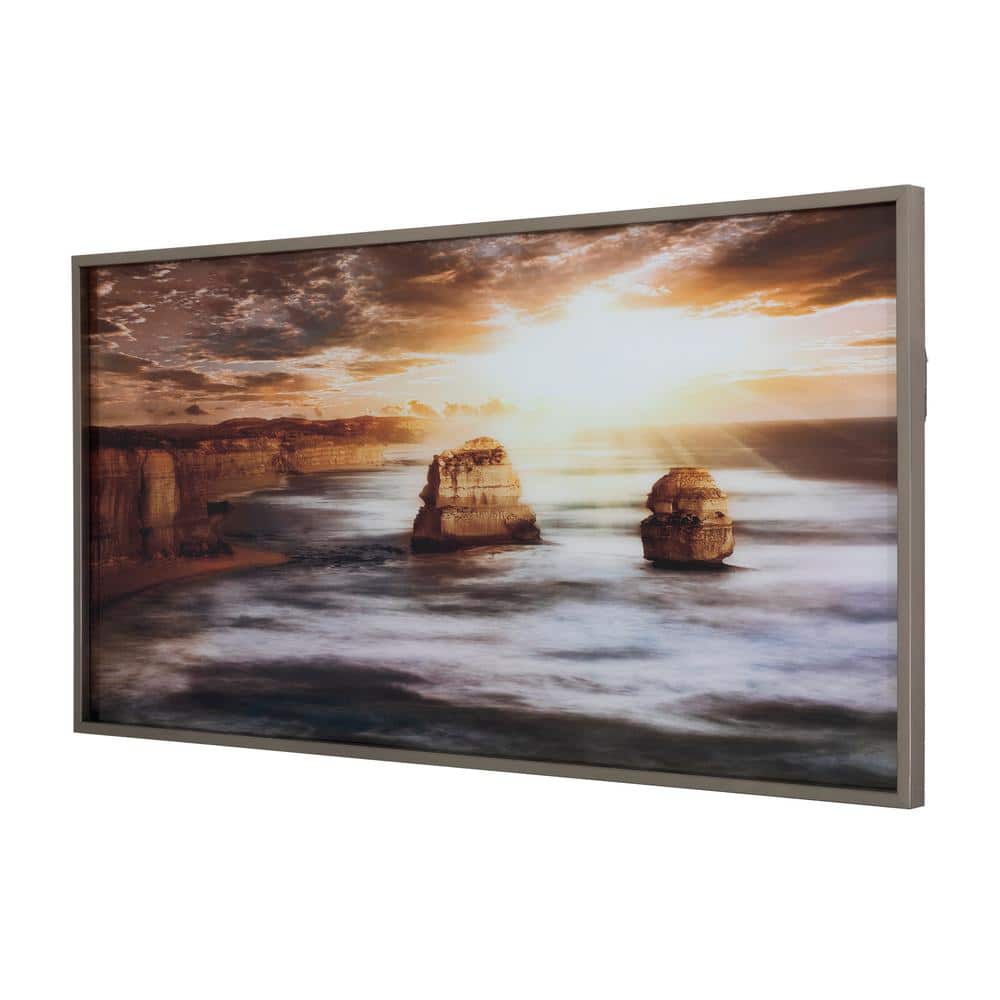Ethereal Peace Landscape Print with Champagne Frame