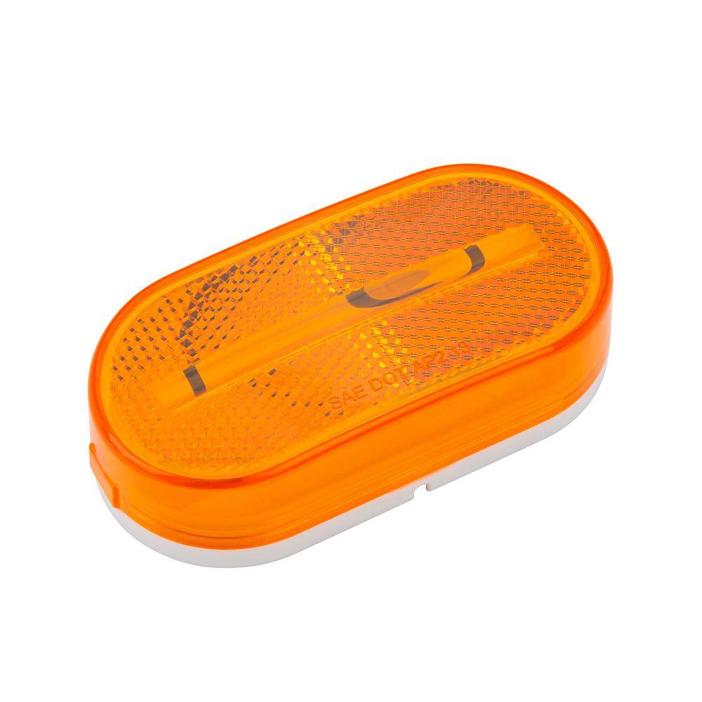 Fristom 4x Smoked Amber LED Side Marker Lights - Easy Fit Flush Mount For Truck/Van