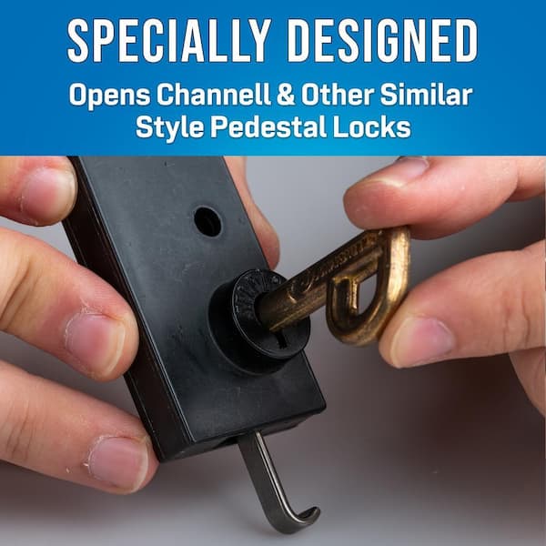 JONARD TOOLS Universal P Key for Self Lock Pedestal Lock, 1 piece