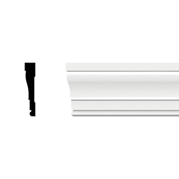 3-1/4 in. x 3/4 in. x 96 in. Casing Moulding, PVC