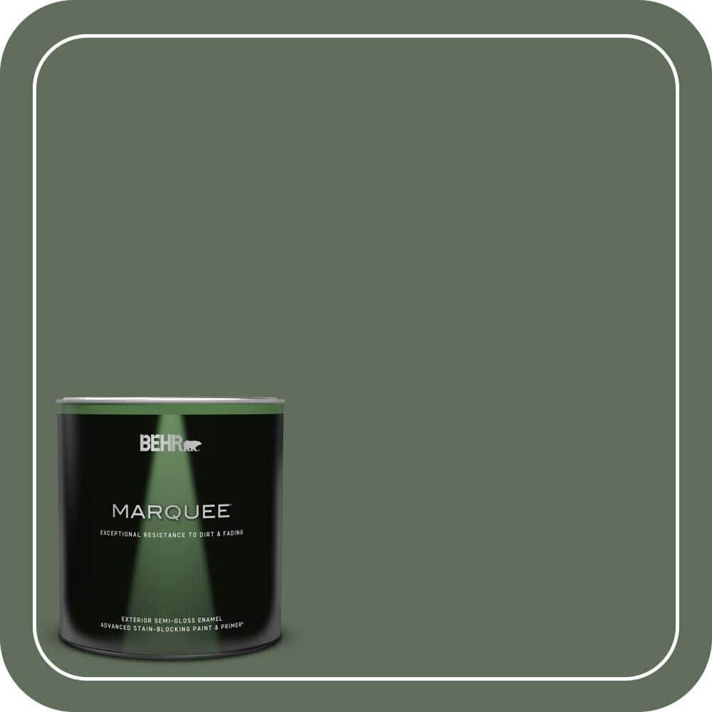 1 qt. #450F-6 Whispering Pine Semi-Gloss Enamel Exterior Paint & Primer price history on PriceWatchPro