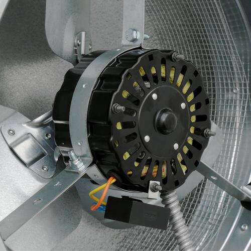 1500 CFM Black Power Roof Mount Attic Fan