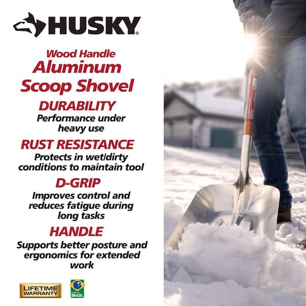 Have a question about Husky 28 in. D-Grip Short Wood Handle