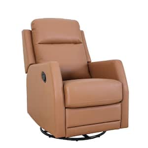 Prudencia Camel Rocker Recliner with Wingback