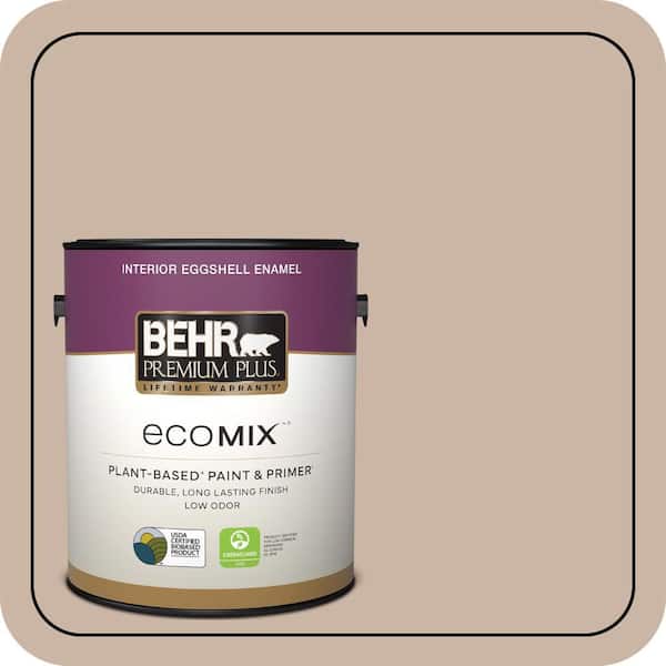 1 gal. #BXC-13 Rustic Rose Eggshell Enamel EcoMix Plant-Based Interior Paint & Primer