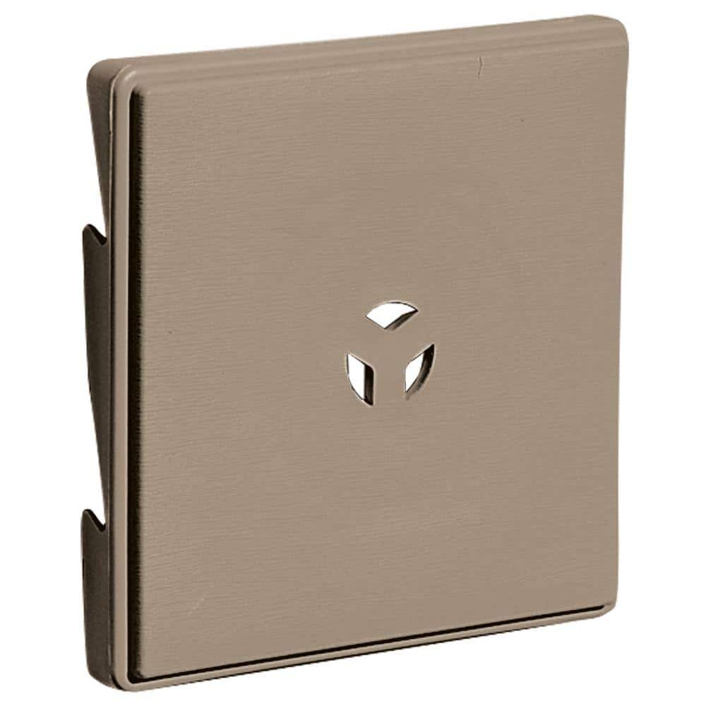 Builders Edge 6.625 in. x 6.625 in. 095 Clay Triple 3Surface
