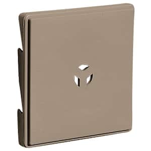 6.625 in. x 6.625 in. #095 Clay Triple 3-Surface Universal Mounting Block