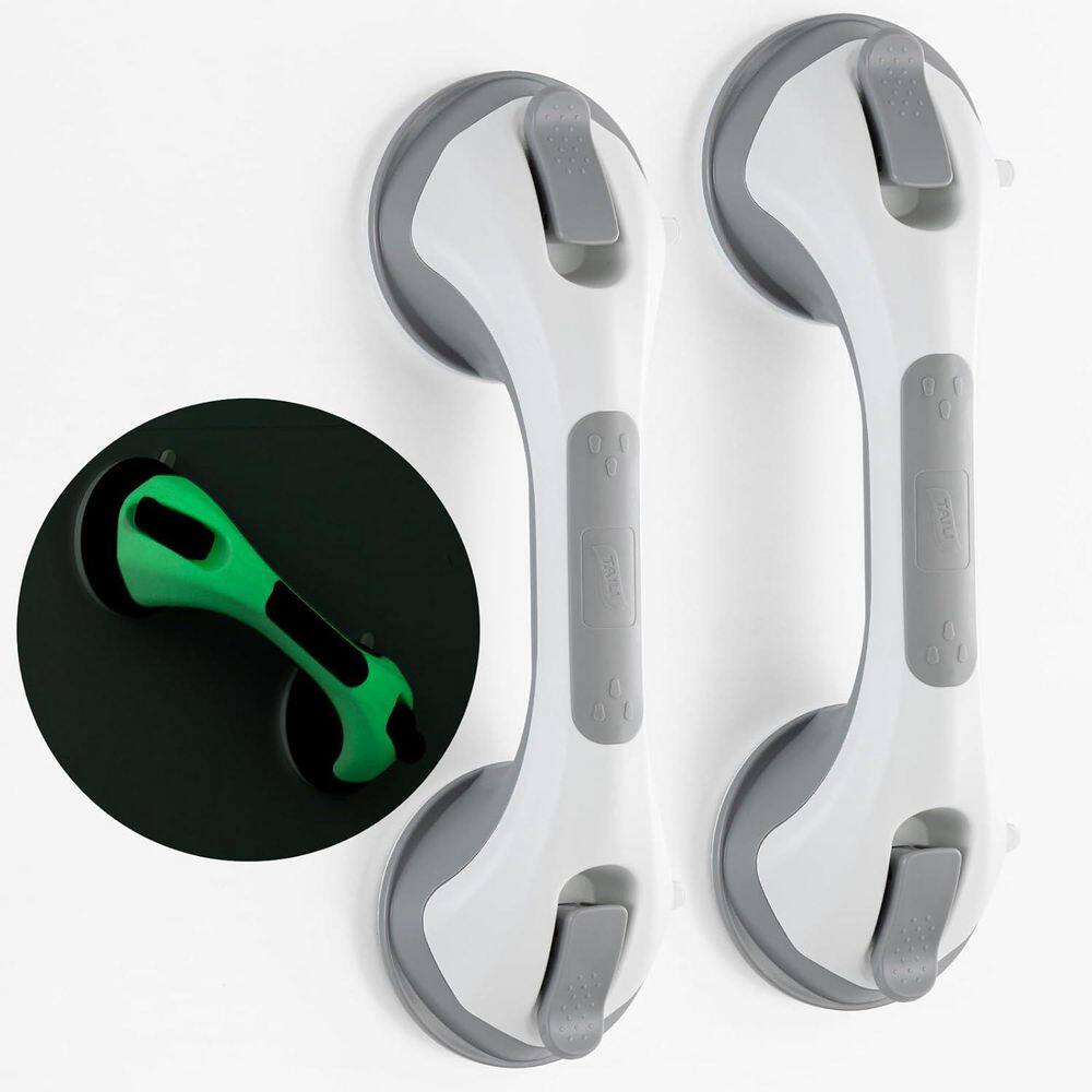 12.2 in.L x 3.7 in.D Glow in the Dark Handle, Enlarged Suction Cup, Anti-Sl