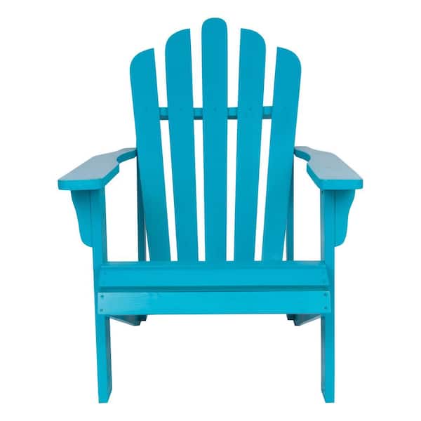 Shine Company Westport Turquoise Cedar Wood Adirondack Chair