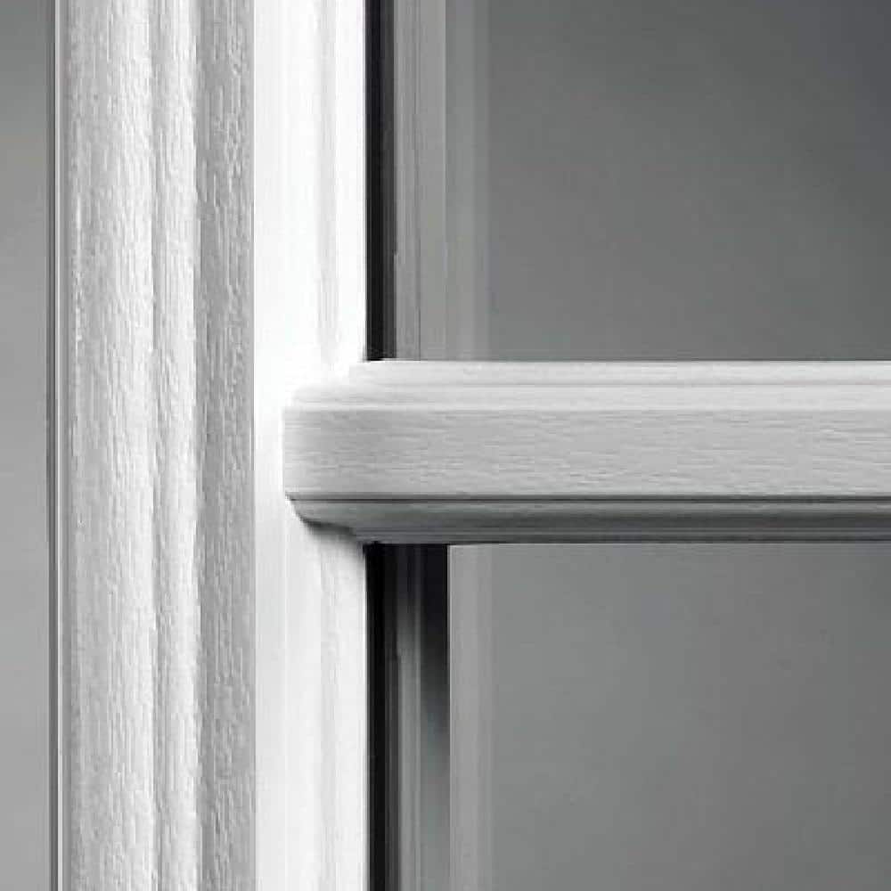 63 in. x 81.75 in. Clear Glass Majestic Steel Right-Hand Inswing 15 Lite Patio Door