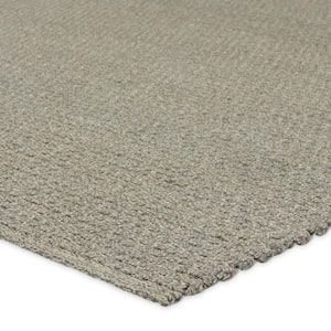 Envelop 5 ft. x 8 ft. Taupe/Gray Solid Handmade Area Rug