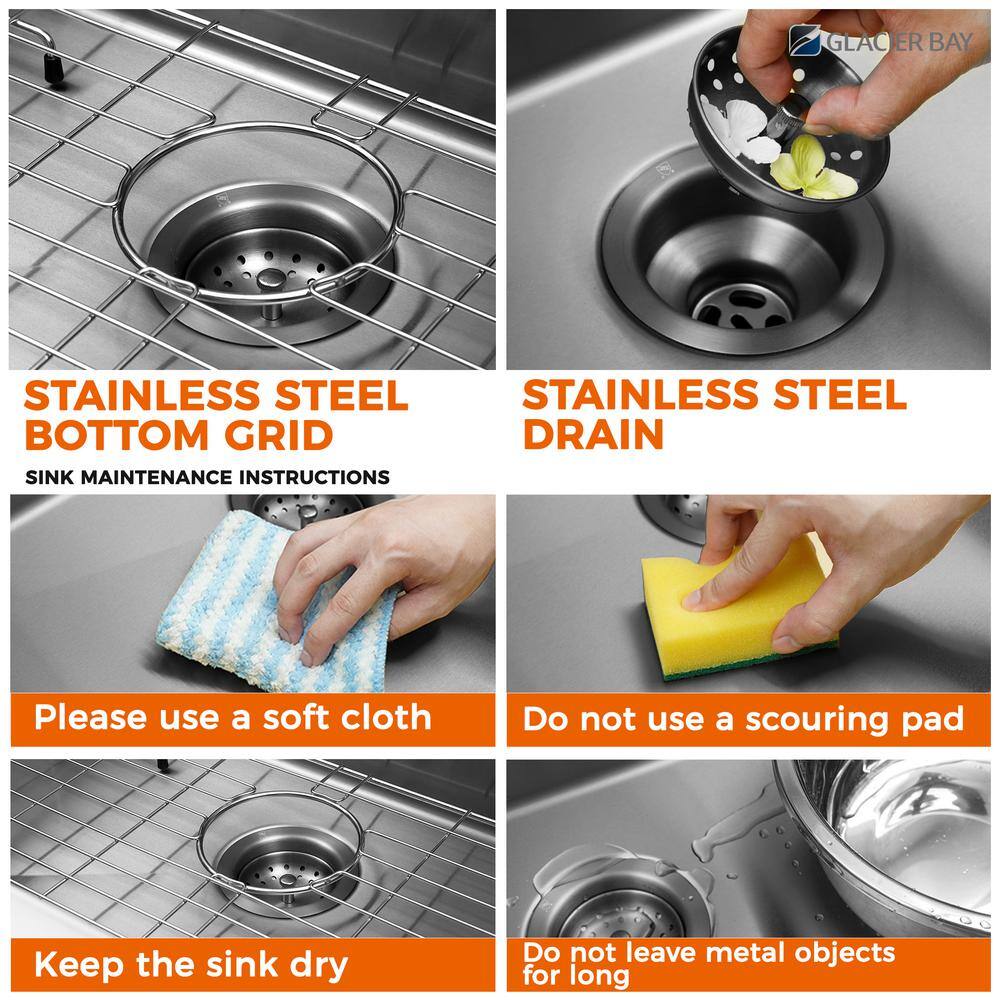 Gunmetal Black Stainless Steel Single Bowl Undermount Kitchen Sink with Faucet