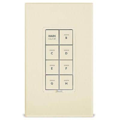 Smarthome KeypadLinc Dimmer - INSTEON 8-Button Scene Control Keypad with Dimmer, Ivory-DISCONTINUED