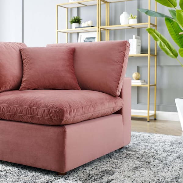 Dusty pink corner sofa discount