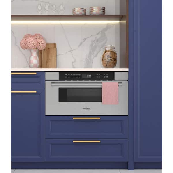 Koolmore 30 in. Black Stainless-Steel Microwave Drawer, 1.2 cu. ft