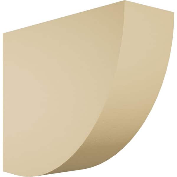 Ekena Millwork Standard Durham 4 in. W x 10 in. H x 12 in. D Polyurethane Rafter Tail Outlooker