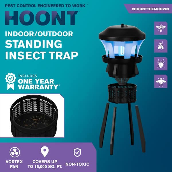 Hoont Bug Zapper Bulb Traps Flies and Mosquitoes for Indoor and Outdoor Use 