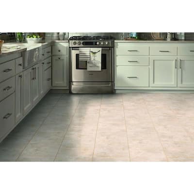 Peel And Stick Vinyl Tile Flooring Vinyl Flooring The Home Depot