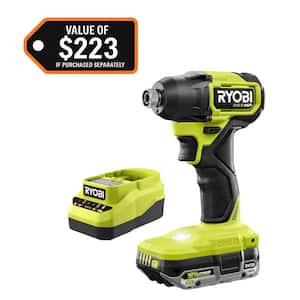 ONE+ HP 18V Brushless Cordless Compact Impact Driver Kit with 18V 2.0 Ah HIGH PERFORMANCE Battery and Charger