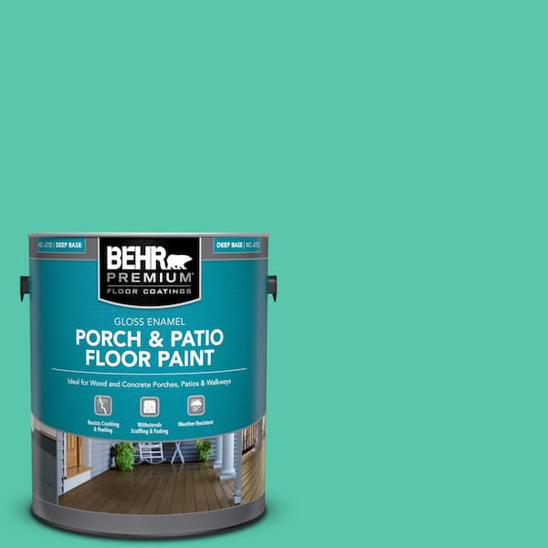1 gal. #P430-4 Kauai Gloss Enamel Interior/Exterior Porch and Patio Floor Paint