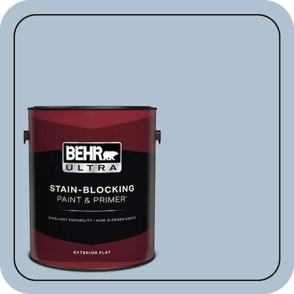 BEHR ULTRA 1 gal. #S510-2 Boot Cut Flat Exterior Paint & Primer