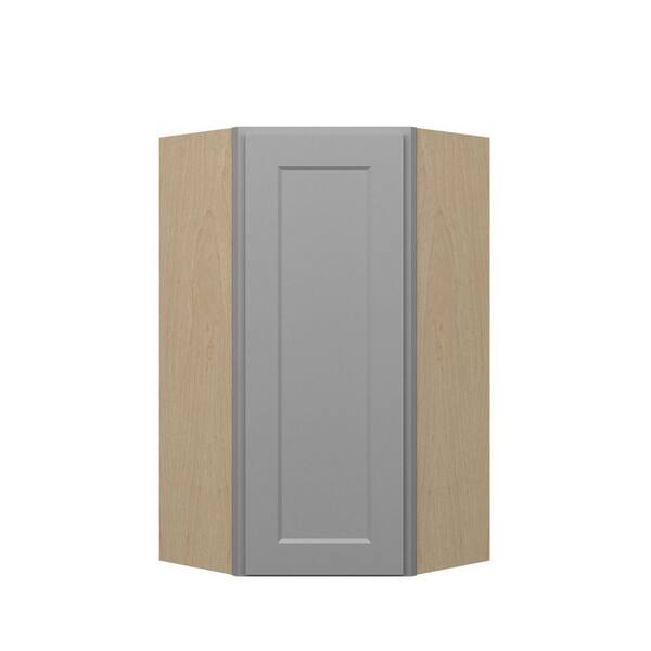 Kunal Kitchens Cumberland Recessed 24 in. W x 42 in. H x 12 in. D in Painted Stratus Plywood Assembled Wall Corner Diagonal