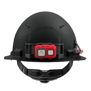 BOLT Black Type 1 Class C Full Brim Vented Hard Hat with 4-Point Ratcheting Suspension (10-Pack)