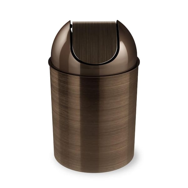 Kenshiro Kojima　twoness garbage ヘイワ Dyiom 2.5 gal Mezzo Plastic Swing Top Lid Bathroom Trash Can
