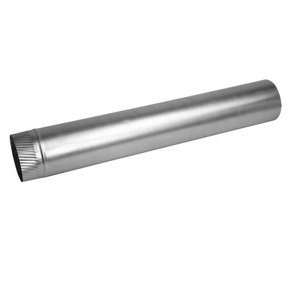 Speedi-Products 3 in. x 60 in. 26-Gauge Aluminum Rigid Pipe