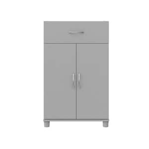 Lonn 23.46 in x 39.2 in. x 15.4 in. 1 Drawer 2 Door Base Storage Cabinet in Dove Gray