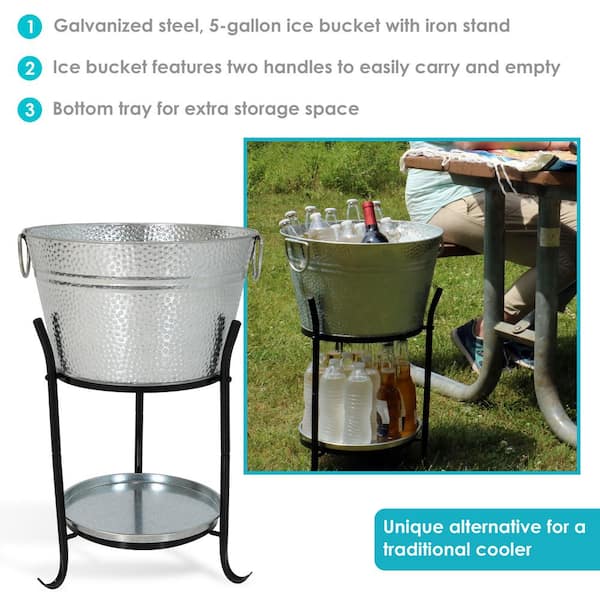 gallon bucket stand