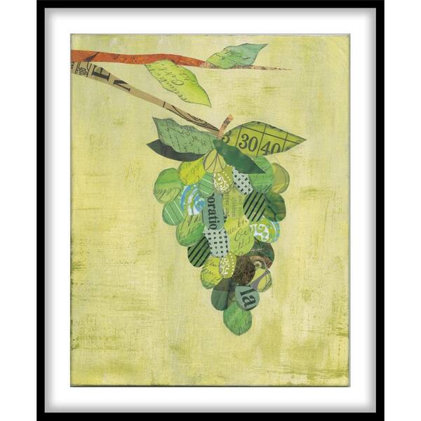 PTM Images 9.75 in. x 11.75 in. "Wine Grapes II"Framed Wall Art