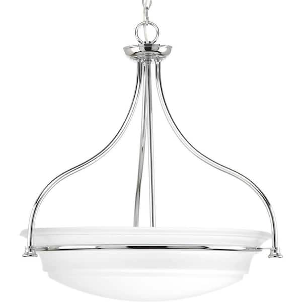 Progress Lighting Tinsley Collection 3-Light Polished Chrome Pendant