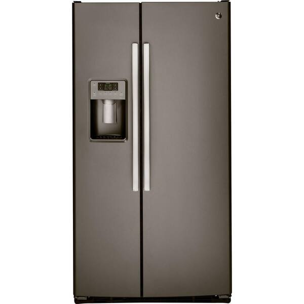 GE Adora 25.3 cu. ft. Side by Side Refrigerator in Slate, Fingerprint Resistant and ENERGY STAR