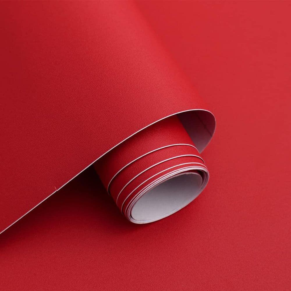 Matte Contact Paper - Deep Red