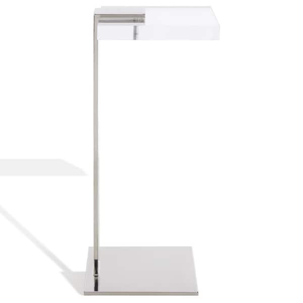 SAFAVIEH Mars 9.84 in. Clear Square Acrylic End Table