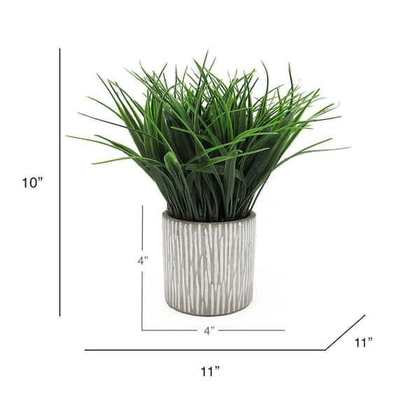 Factory Direct Craft Pack of 24 Artificial Wispy Onion Grass Sprays Faux  Wheat Grass Plants Greenery for Flower Arrangements, Porch Pot Filler