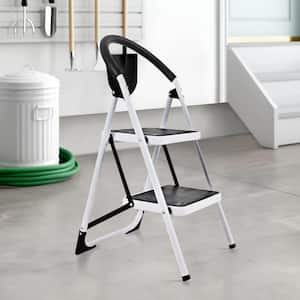 2.75 ft. Metal Step Ladder, 330 lbs. Load Capacity, 4 ft. Reach Height