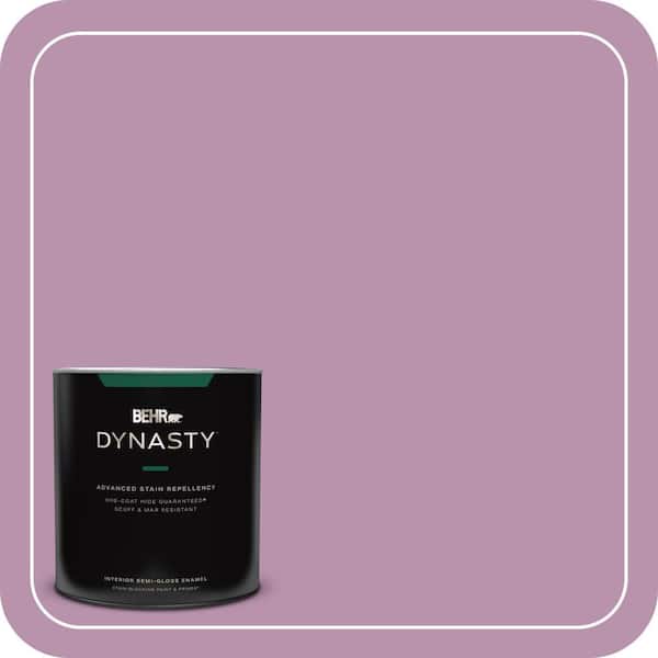 BEHR DYNASTY 1 qt. #680D-5 Bed of Roses Semi-Gloss Enamel Interior Stain-Blocking Paint and Primer