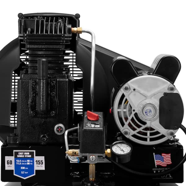 Industrial Air - 60 Gal. Stationary Electric Air Compressor