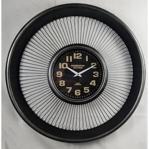 Vintage Rustic Metal Jet Engine Wall Clock